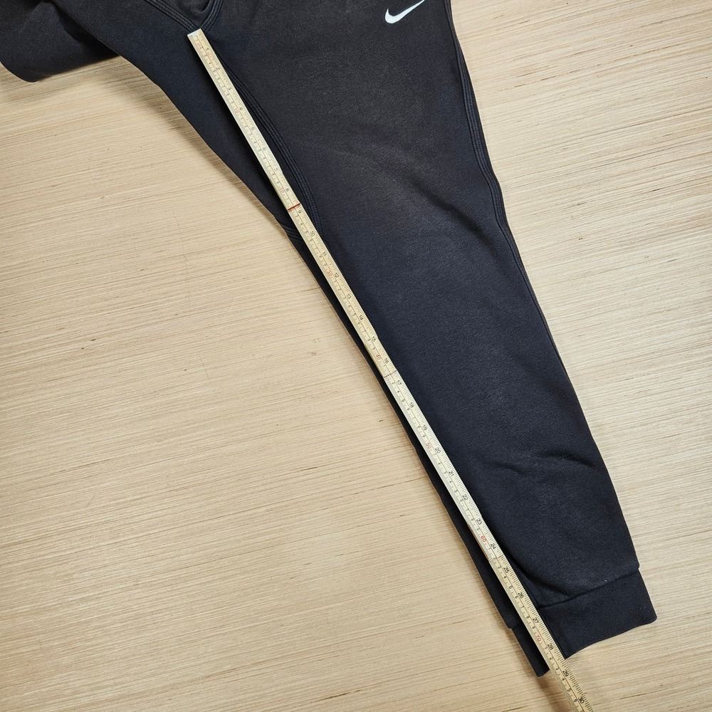 Nike Sportswear Fleece Joggers Sweatpants Mens L Black Fleece Swoosh 826431-010 - Picture 9 of 14